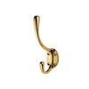 Classical Hat And Coat Hook Polished Brass