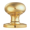 Classical Mushroom Mortice Polished Brass Concealed Fix Unsprung Door Knob