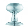 Classical Mushroom Mortice Polished Chrome Solid Unsprung Door Knob