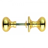 Classical Mushroom Rim Polished Brass Unspring Door Knob