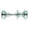 Classical Mushroom Rim Polished Chrome Unspring Door Knob
