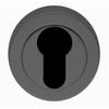 Designer Black Nickel Euro Escutcheon AA1