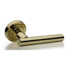 Designer Calla Polished Chrome Lever On Round Rose Handle