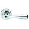 Designer Stella Polished Chrome Lever On Round Rose Handle