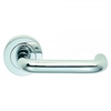Designer Studio H Satin Chrome Lever On Round Rose Handle
