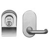 Eurospec Easi-T Architectural Euro Security Cylinder Pull With Mini Lever Polished Chrome