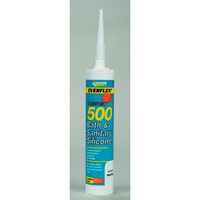 Everbuild - Everflex 500 Bath And Sanitary Trans Silicone Sealant