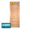 Lauan Hardwood Open Louvre Door - 914 x 305mm (36x12in)