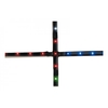 LED Blue Cross Strip Light