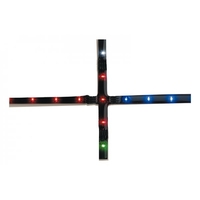 LED Blue Cross Strip Light