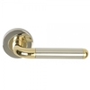 Orbit Brass/Polished Chrome Lever on Screw Rose