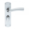 Serozzetta Cinco Polished Chrome Lever on Backplate Door Handle (Lever Latch)