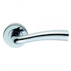 Serozzetta Cinco Polished Chrome Lever On Round Rose Handle