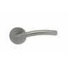 Serozzetta Cuatro Satin Chrome Lever On Round Rose Handle