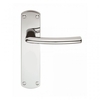 Serozzetta Dos Polished Chrome Lever on Backplate Door Handle