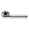 Serozzetta M Azul Satin Chrome/Polished Chrome Lever On Round Rose Handle