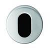 Serozzetta M Oval Satin Chrome Escutcheon SZC002