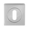 Serozzetta M Satin Chrome Square Standard Escutcheon SZM003SQ