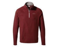 Corey V Half-Zip - Loganberry