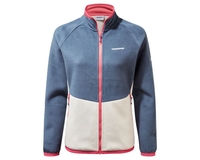 Mornishe Half Zip Fleece Jacket - Prussian Blue / Calico
