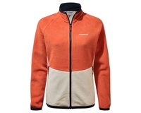 Mornishe Half Zip Fleece Jacket - Warm Ginger / Calico