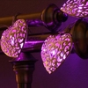 20 LED Filigree Chrome Heart String Lights