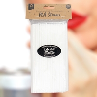 Biodegradable & Compostable Straws x 80