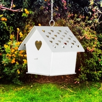 Birdhouse Hanging Tealight Holder