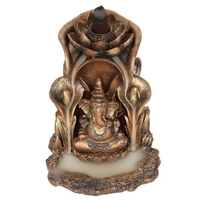 Bronze Ganesh Backflow Burner