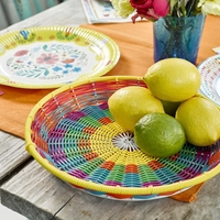 Colourful Boho Woven Tray