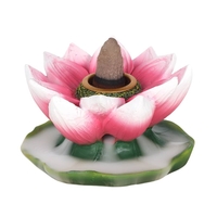 Colourful Lotus Backflow Burner