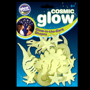 Cosmic Glow Dinosaur Shapes