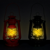 Dancing Flame LED Hurricane Lamp (Single)