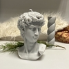 David Bust Soy Wax Vegan Candle in Grey