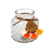 Decorated Glass Candle Holder