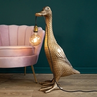Ducky - Gold Duck Floor Lamp