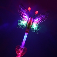 Flashing Butterfly Wand Large
