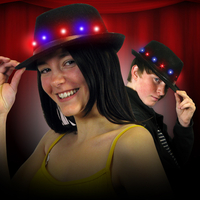 Flashing Fedora Hat