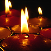 Giant Floating Candles White