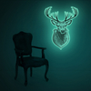 Giant Glow Deer Trophy Sticker
