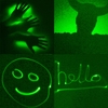 Glow Graffiti Shadow Wall