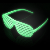 Glow in the Dark Shutter Shades Wholesale