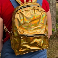 Gold Holographic Back Pack