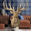 Gold Stag Wall Lamp 71cm Tall (5224147)