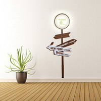 Home Sign Wall Light with Sticker