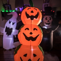 Inflatable Three Pumpkin Stack