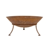Ipata Oxidised Steel Fire Pit with Stand
