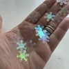 Iridescent Snowflake Sequins 20g