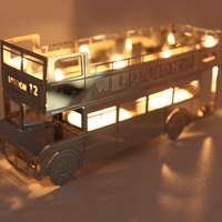 London Bus Tealight Holder