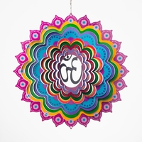 Mandala Om Wind Spinner